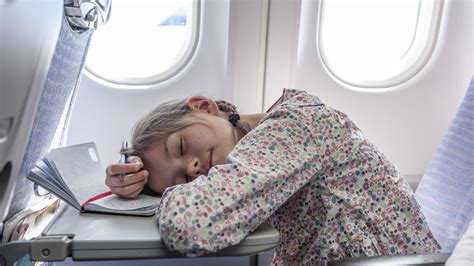fall asleep on plane